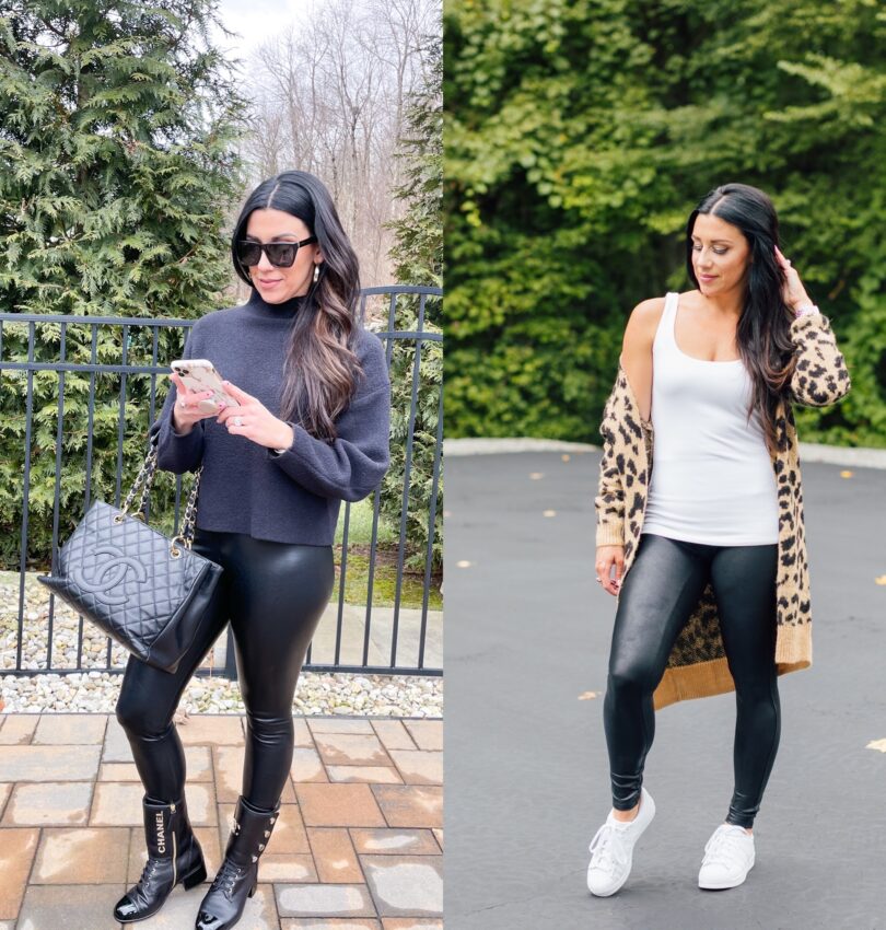 Spanx Vs Commando: Faux Leather Legging Comparison and Review