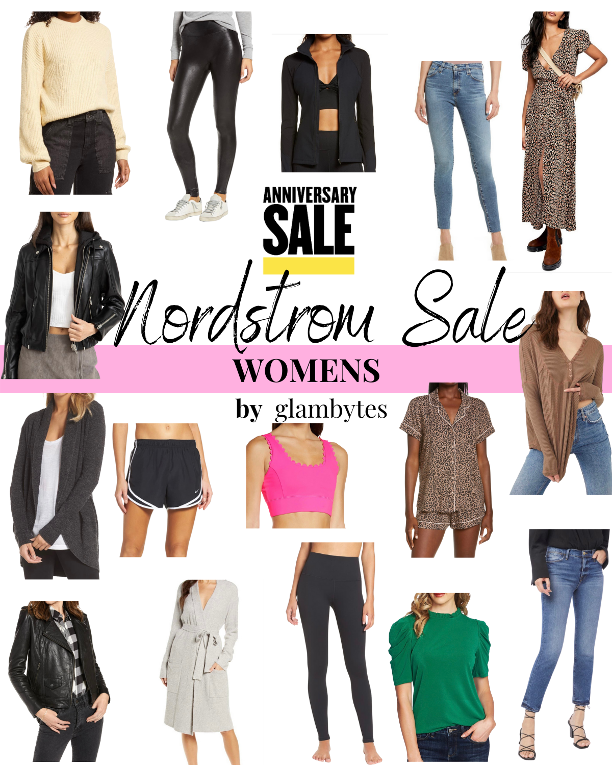 collage of women's clothes for Nordstrom Anniversary Sale Picks