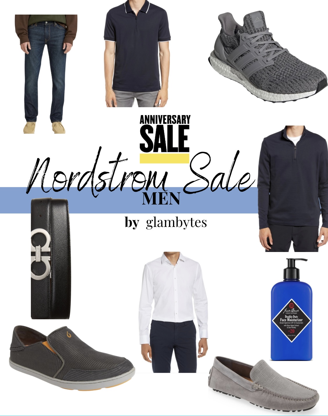 collage of men's clothes and accessories