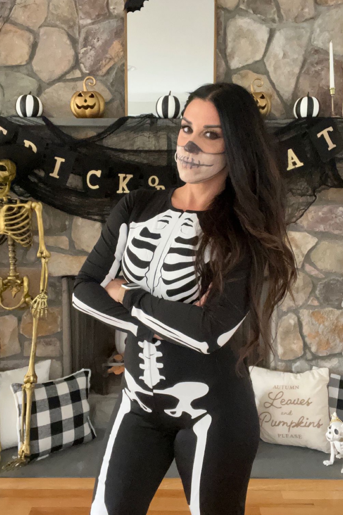 Women's Skelton Costume